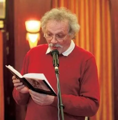 Marián Geišberg Reads from the Book 'Bosá v priesvitných šatách', Illustrations Authored by Martin Augustín