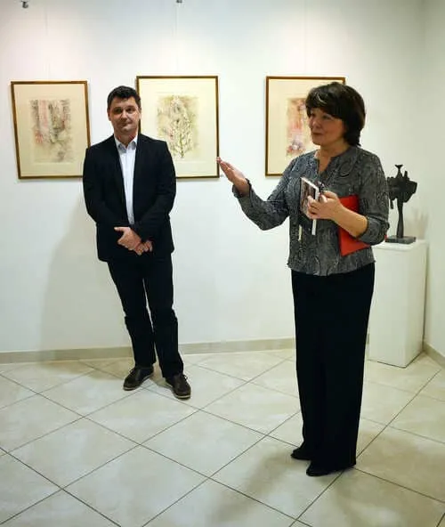 Martin Augustín, Anna Lenková na výstave v ART GALÉRIA Schürger v Tvrdošíne